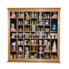 Collector Figurine Display Case Small Wall Curio Cabinet Shadow Box Glass Door